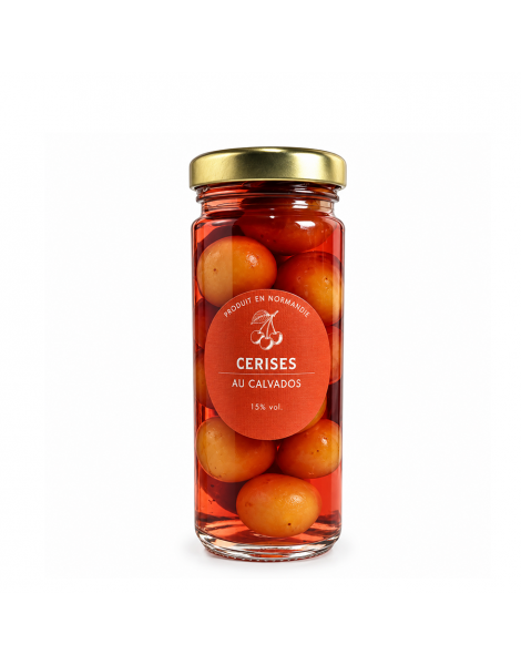 Cerises au Calvados 90ml Terres normandes